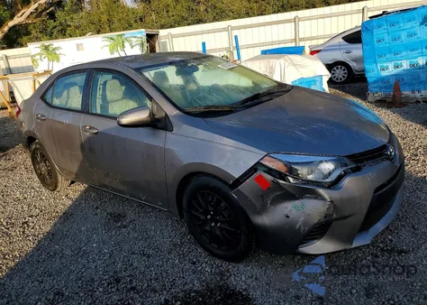 2015 Toyota Corolla L из США, поврежденный, VIN 2T1BURHE9FC441884